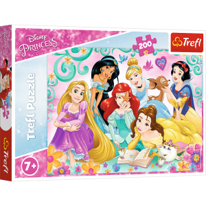 Puzzle 200 Radosny świat księżniczek 13268