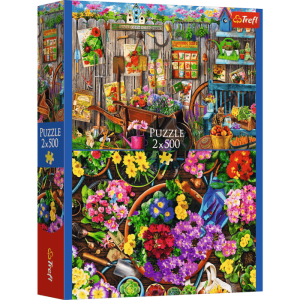 Puzzle 2x500 Prace w ogrodzie 37529