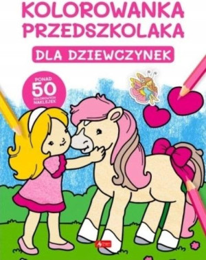 Kolorowanka przedszkolaka Dla dziewczynek (Fabulo)