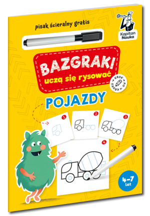 Bazgraki uczą się rysować Pojazdy Kapitan Nauka