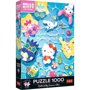 12067 "1000 - Trefl Premium Plus - Hello Kitty Letni relaks" / Hello Kitty FSC Mix 70%