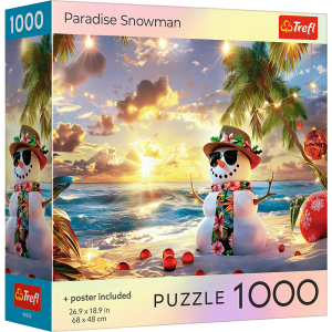 Puzzle 1000 USA Collection: Paradise Snowman