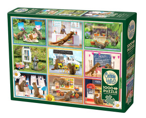Puzzle 1000 Wiewiórki w wielkim mieście 113078