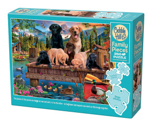 Puzzle 350 Szczeniaki i kaczki 113631