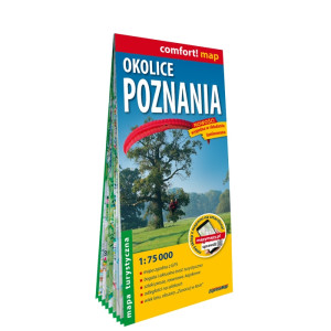 Okolice Poznania mapa turystyczna 1:75000 laminat 2024