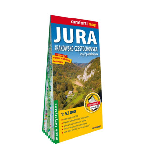 Jura Krakowsko-Częstochowska 2 cz. Południowa mapa turystyczna 1:52 000 laminat 2024