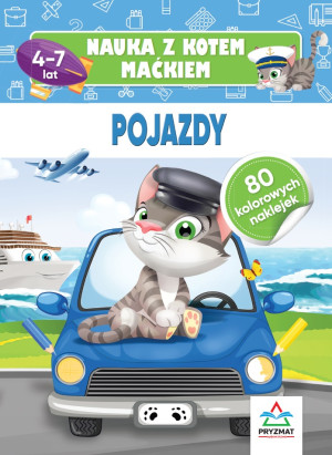 Pojazdy. Nauka z kotem Maćkiem