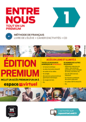 Entre nous 1 Podręcznik z ćwiczeniami PREMIUM