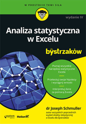 Analiza statystyczna w excelu dla bystrzaków wyd. 4
