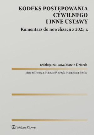 Kodeks postępowania cywilnego i inne ustawy. Komentarz do nowelizacji z 2025 roku