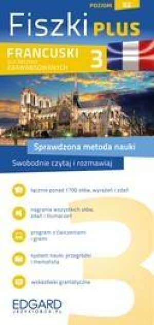 Francuski dla średnio zaawansowanych 3 fiszki plus