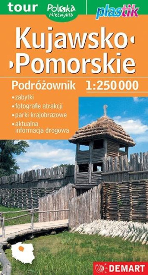 Kujawsko - Pomorskie Podróżownik mapa turystyczna 1:250 000
