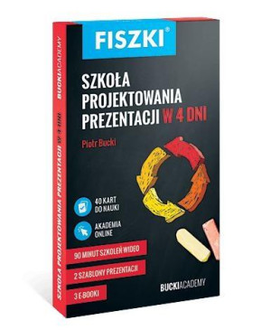 Fiszki szkoła projektowania prezentacji w 4 dni