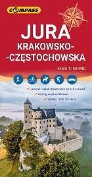 Mapa - Jura krakowsko częstochowska 1:50 000