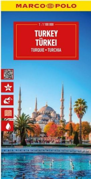 Mapa drogowa Turcja 1:1 000 000