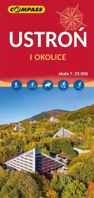 Mapa - Ustroń i okolice Brenna 1:25 000