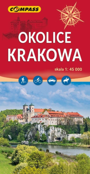 Mapa - Okolice Krakowa 1:45 000