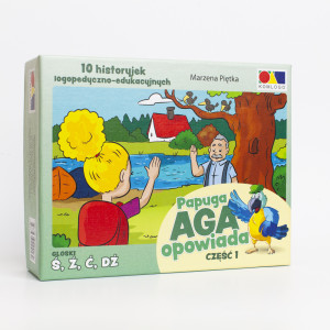 Historyjki obrazkowe. Papuga Aga opowiada cz.1