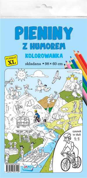 Pieniny z humorem. Kolorowanka XL - kolor