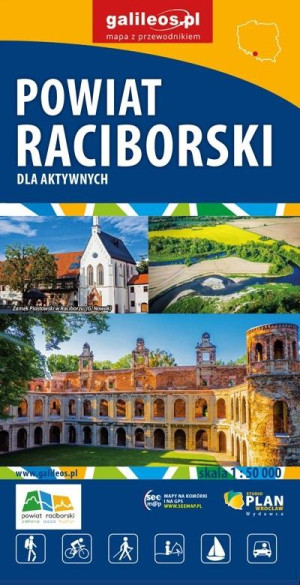 Mapa - Powiat Raciborski 1:50 000 wodoodporna