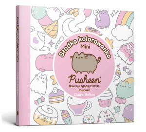 Słodka minikolorowanka Pusheen. Pusheen