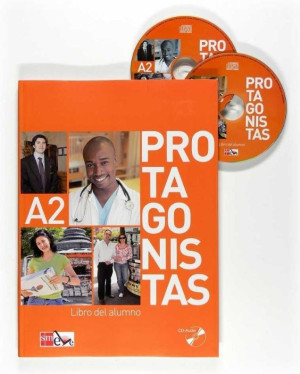 Protagonistas A2 podręcznik + 2 CD