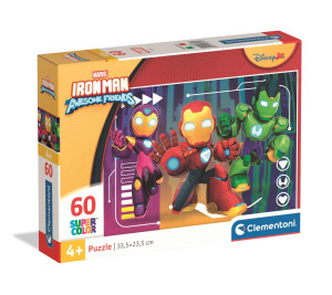Puzzle 60 Super kolor Iron Man and His Awesome Friends 26313