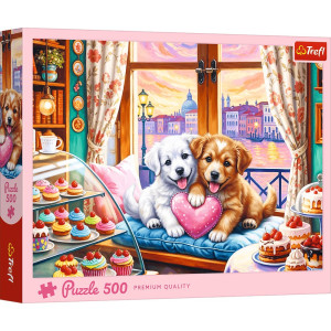 Puzzle 500 Szczenięca miłość 37554