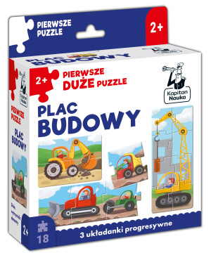Pierwsze duże Puzzle Plac budowy Kapitan Nauka