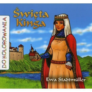 Św. Kinga - kolorowanka