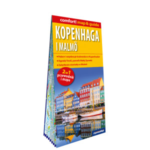 Kopenhaga i Malmo laminowany map&guide 2w1