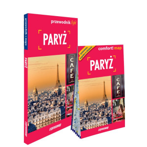 Paryż light: przewodnik + mapa