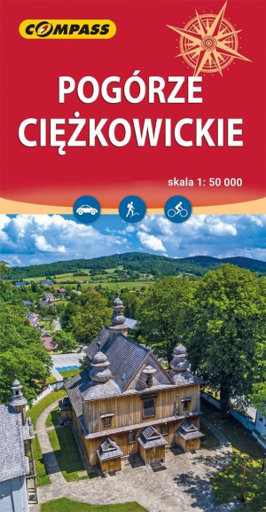 Mapa - Pogórze Ciężkowickie