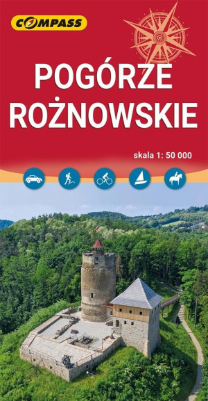 Pogórze Rożnowskie - mapa papierowa