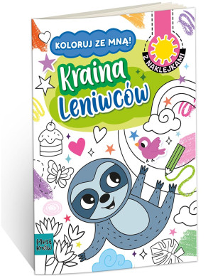 Kolorowanka a4 koloruj ze mną - kraina leniwców