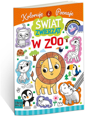 Kolorowanka a4 świat zwierząt - w zoo