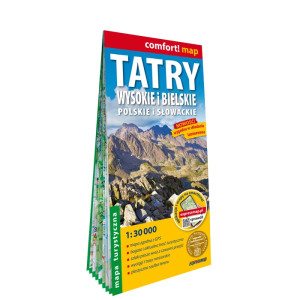 Comfort! map Tatry Wysokie i Bielskie 1:30 000