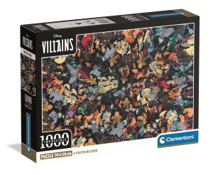 Puzzle 1000 Compact Impossible ! Disney Villains 37518