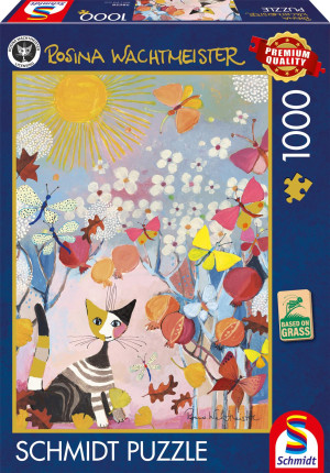 Puzzle 1000 PQ Rosina Wachtmeister Kotek w paski 113986