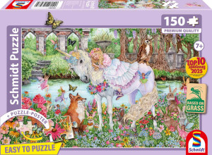 Puzzle 150 PQ Księżniczka i Jednorożec 113962