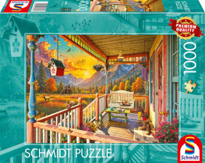 Puzzle 1000 PQ Weranda w górach 114010