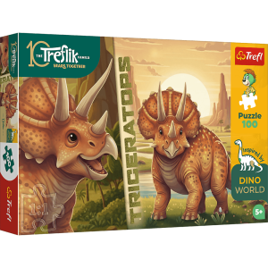 Puzzle 100 Inspired By Dino World wzór 3 Rodzina Treflików 16580