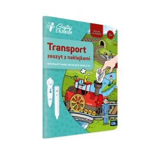 Czytaj z Albikiem. Zeszyt Transport-z naklejkami