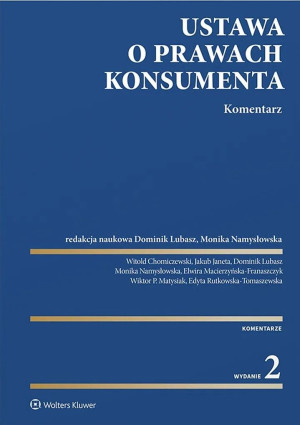 Ustawa o prawach konsumenta. Komentarz w.2