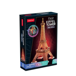 Puzzle 3D Wieża Eiffla LED