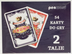 Karty do gry 54 2 talie