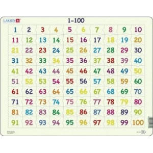 Układanka Liczymy do 100 Maxi