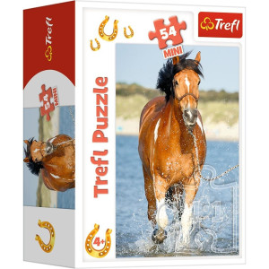 Puzzle 54 mini Świat koni 1 TREFL