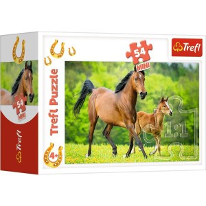 Puzzle 54 mini Świat koni 2 TREFL
