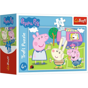 Puzzle 54 mini Wesoły dzień Świnki Peppy 4 TREFL